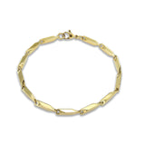 Bar Link Chain Bracelet (Gold-Plated)