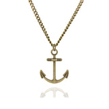 Anchor Necklace (Bronze-Plated)