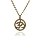 Om Necklace (Bronze-Plated)