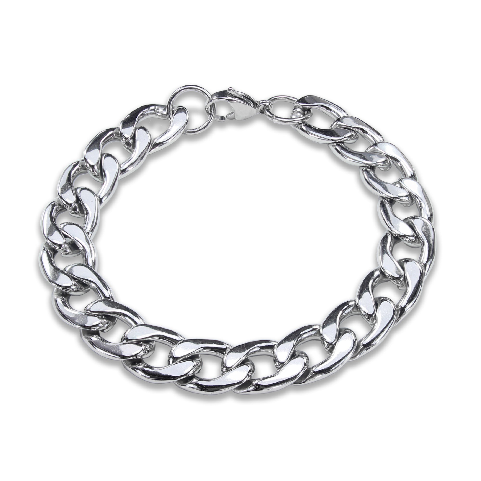 Men's Thick Curb Chain Bracelet