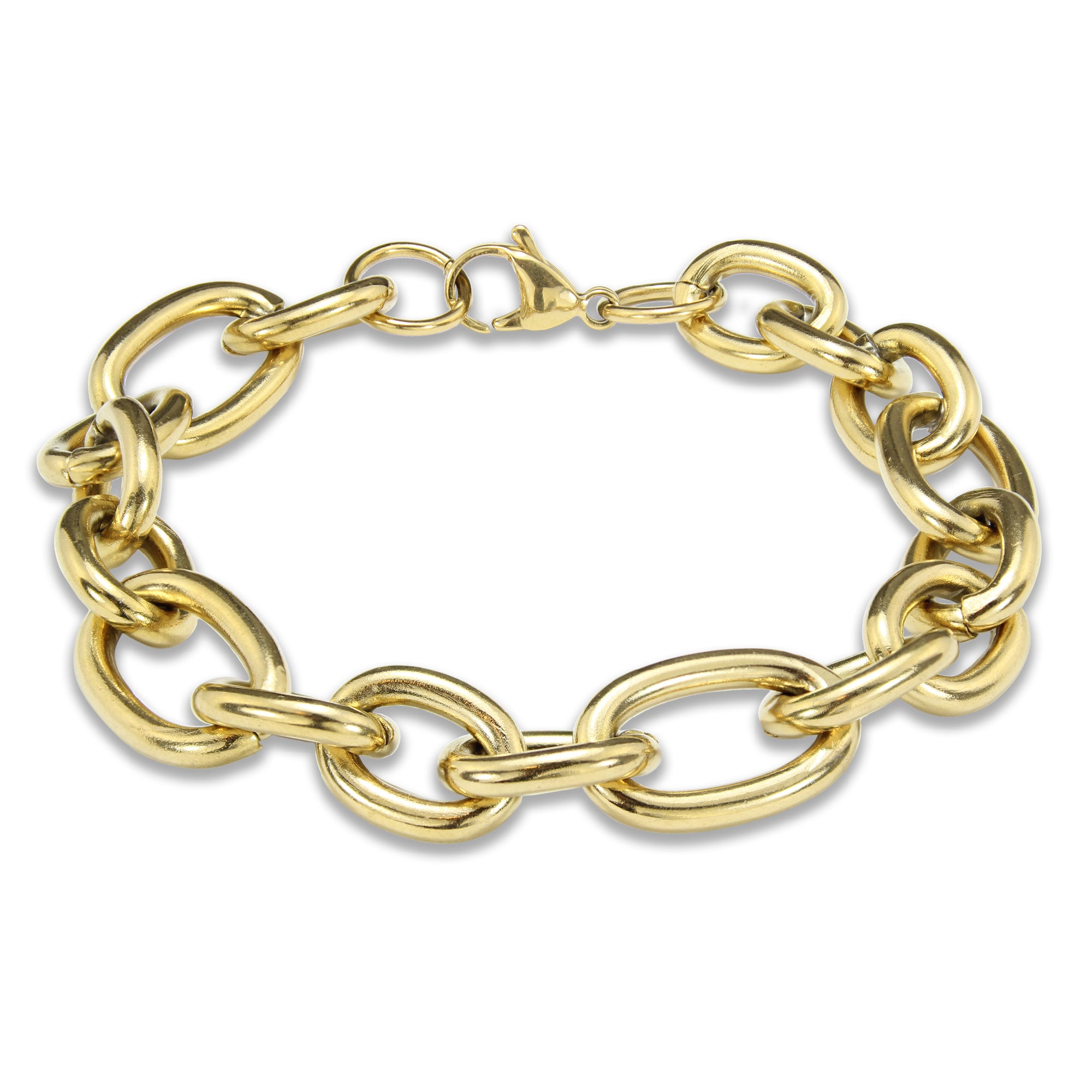 Cable Chain Bracelet (Gold-Plated)