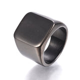 Black Steel Ring