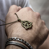 Irish Trinity Necklace (Bronze-Plated)