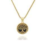Tree of Life Pendant Necklace (Gold-Plated)