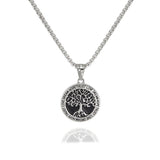 Tree of Life Pendant Necklace (Silver-Plated)