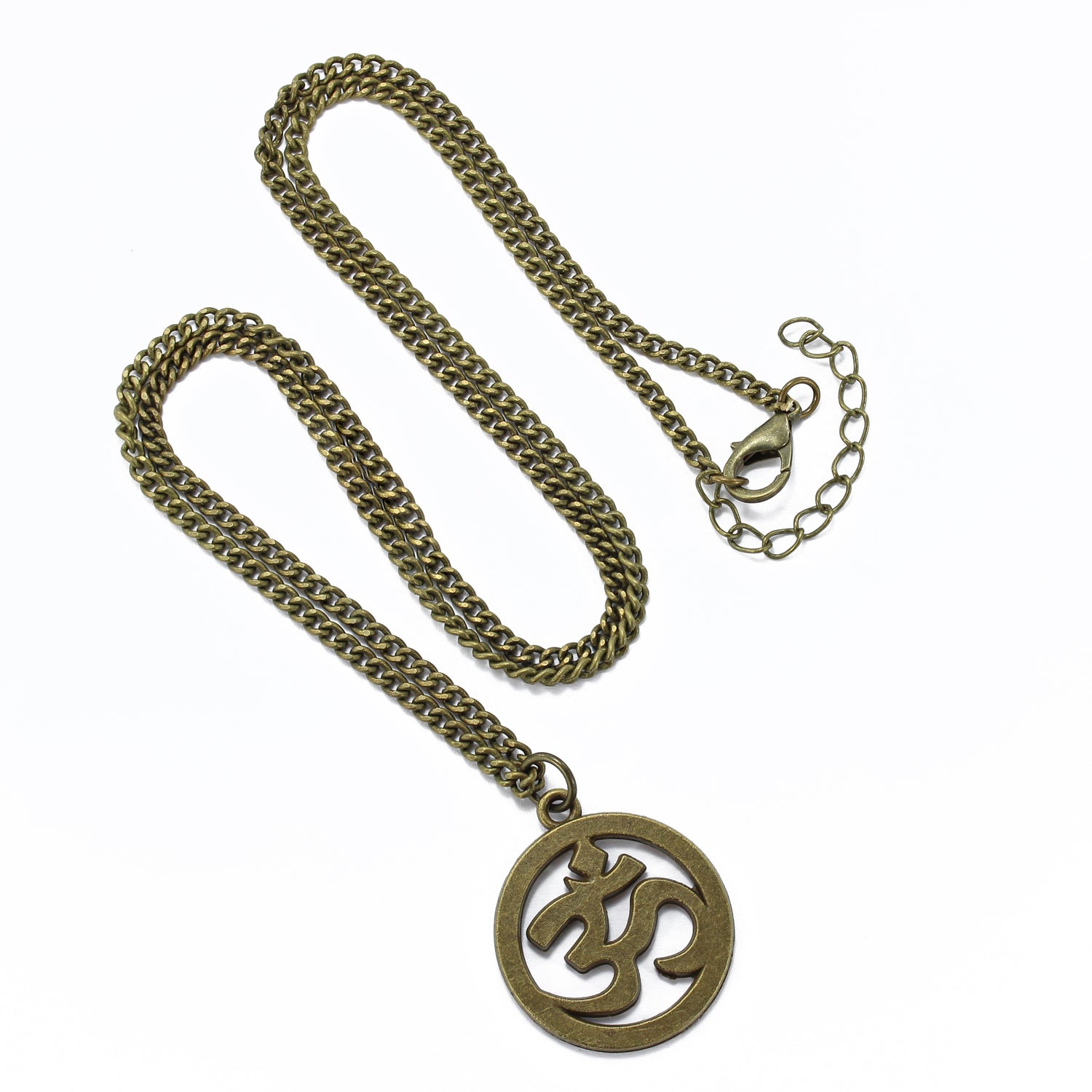 Om Necklace (Bronze-Plated)